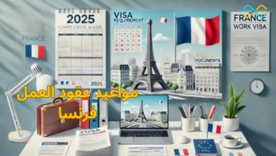 مواعيد عقود العمل فرنسا